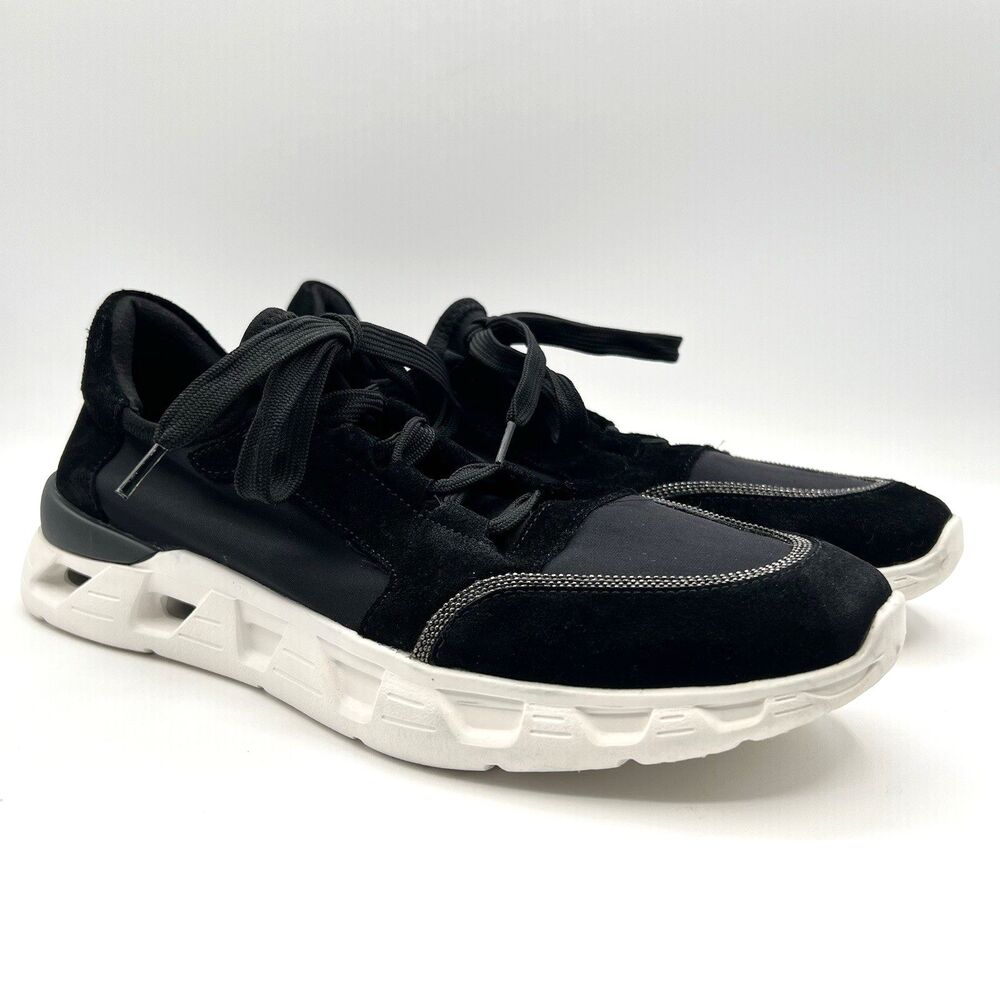 Alyce Athleisure Vaneli Sport Sneakers Black Nival Suede Comfort Sz 8.5 N